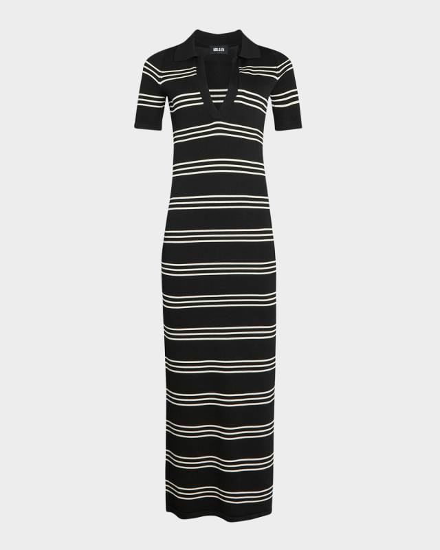 Sam Striped Knit Maxi Dress